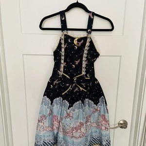 Bodyline Sweet Lolita Navy Unicorn Night Sky JSK Dress